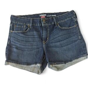 Levi's DENIZEN Modern Stretch Denim Shorts Bimbo Core • Y2K • Micro Shorts